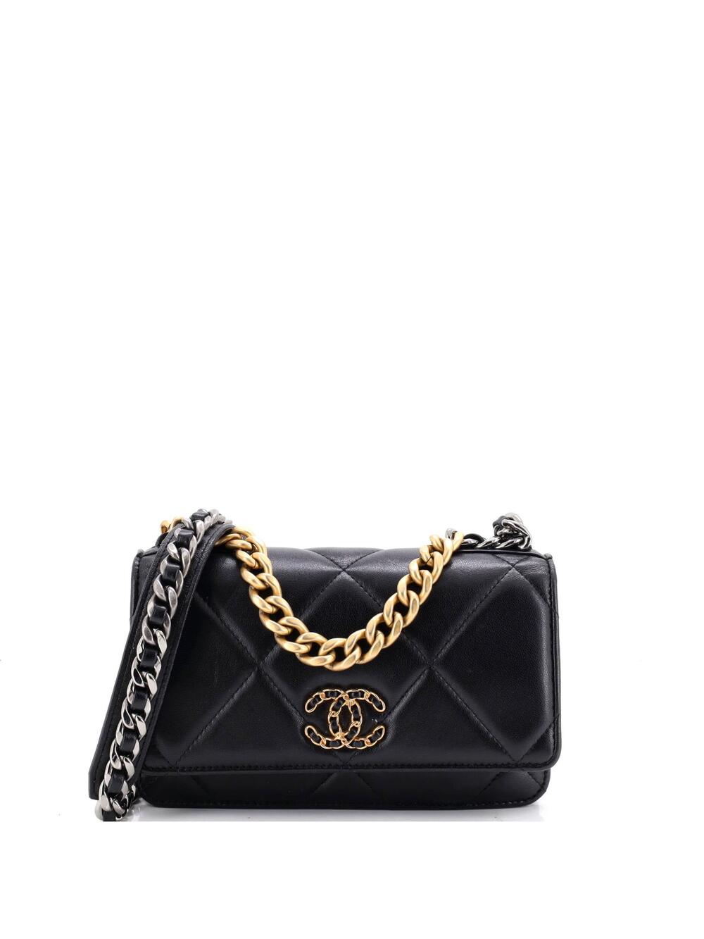 Chanel 19 Wallet On Chain Quilted #350889C43B